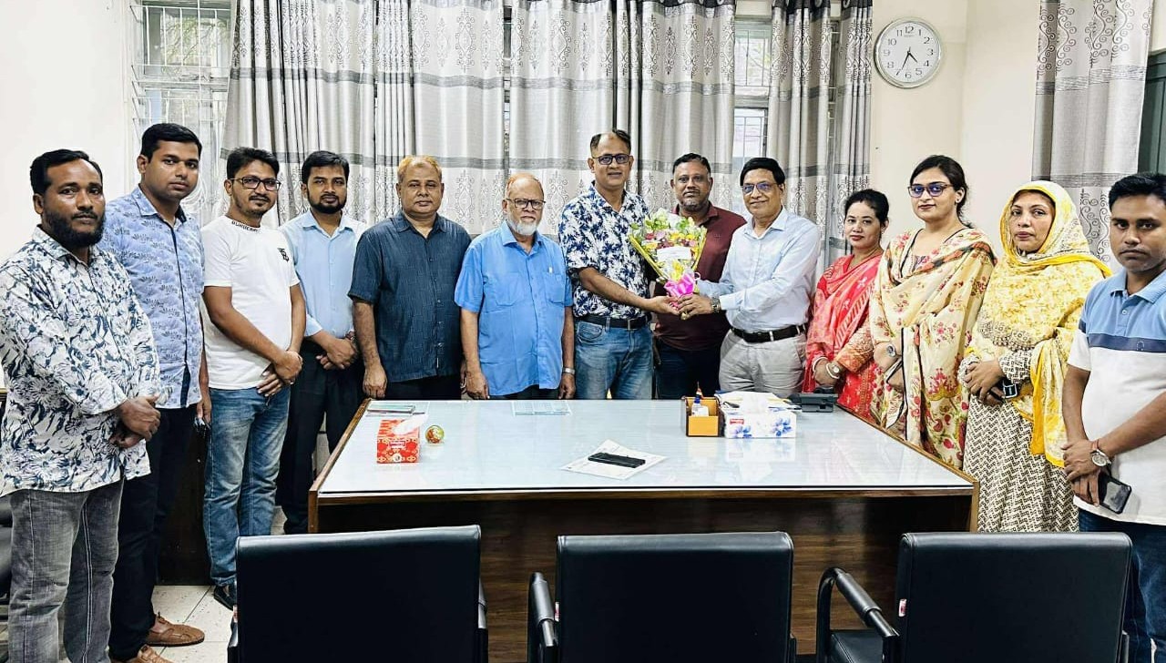 Charge takeover of Dr. Jewel Howlader, newly appointed Chairman, Department of Horticulture, Patuakhali Science and Technology University